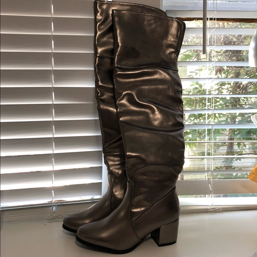 Bronze High Boots